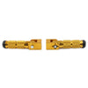 Electric Motor Bicycle ATV - Gold 8mm Folding Footpegs