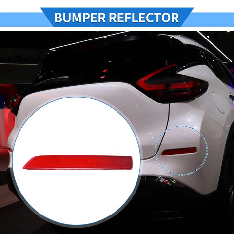 Nissan Murano (2016-2023) Red Rear Right Bumper Reflector