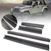 Jeep Wrangler 4-Door Door Sill Protector Scuff Plate (2007-2017)