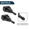 Chrysler Aspen Front Windshield Washer Nozzles Set (2007-2009)