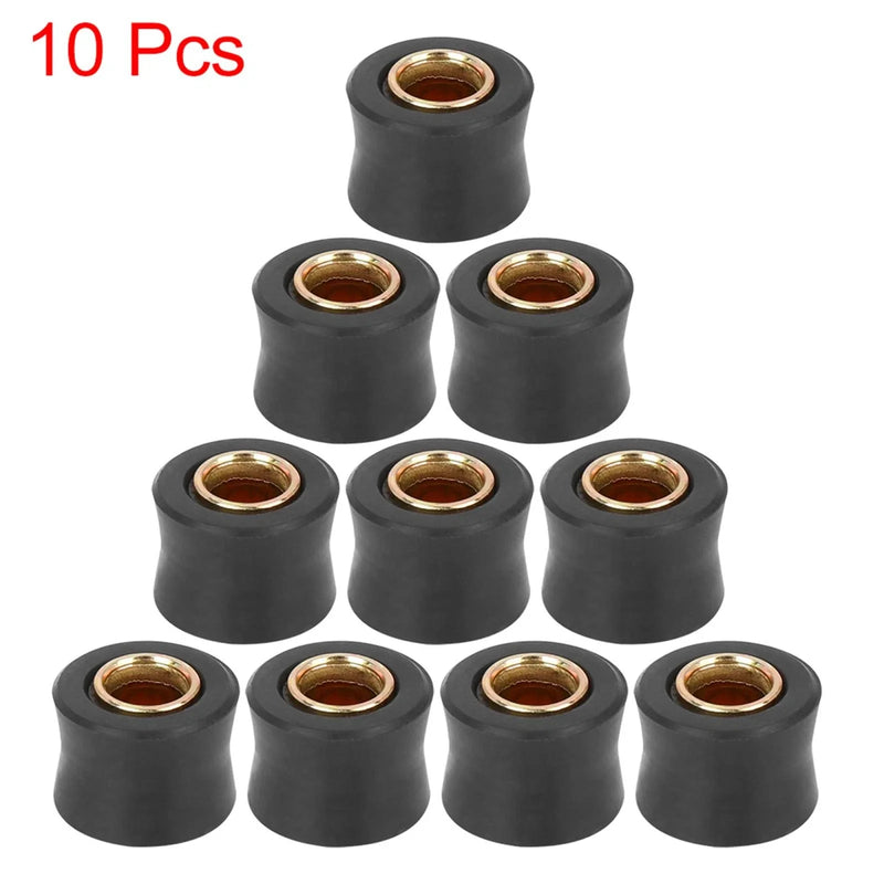 Universal Motorbike 10pcs Rear Shock Absorber Cushion Rubber Ring Bushing
