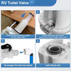 Thetford Aqua Magic IV Toilet Water Valve Kit (2010-2023)