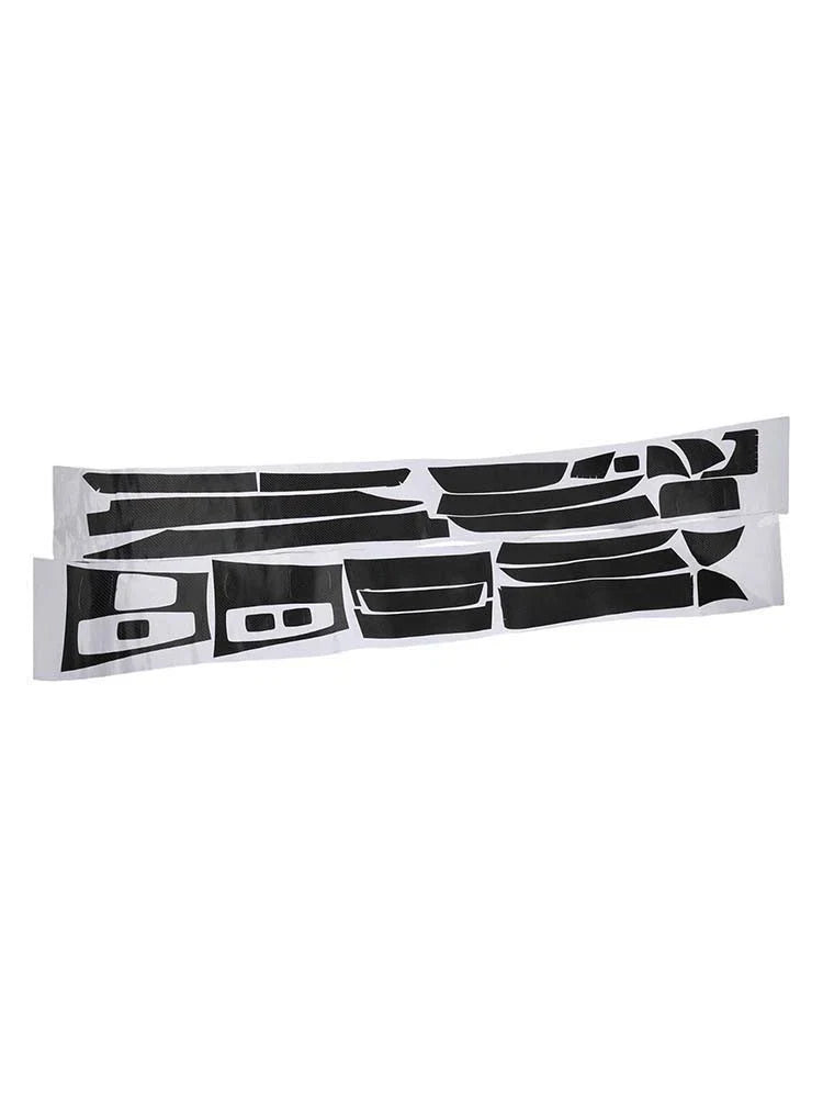 X5 E70 3D Carbon Fiber Interior DIY Trim Decals Black (2007–2013)