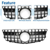 Mercedes-Benz GLK300 2010-2012 Gloss Black Front Upper Bumper Grille