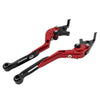 Honda CBR600RR CBR954RR Red Extendable Brake Clutch Levers (2003-2006)