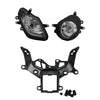 BMW S1000RR Front Headlight Assembly Upper Fairing Stay Bracket (2009-2014)