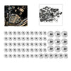 Harley Softail FXST 63 Pcs Chrome Engine Topper Bolt Caps (2000-2006)