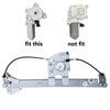 Saab 9-3 Rear Right Window Regulator W/o Motor (2003–2011)