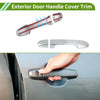 Toyota Alphard Silver Exterior Door Handle Cover Trim (2015-2021)