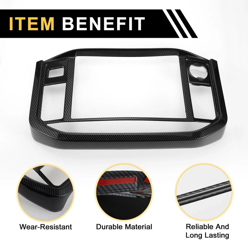 Ford F-150 (Carbon Fiber Pattern) 1 Set GPS Panel Sticker Cover