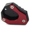 KAWASAKI Ninja 400, Versys 650, KLX 250 CNC Red Foot Stand Side Extension Plate