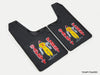 Universal Truck Ute Black Rubber 4x4 Off-Road Mud Flaps Splash Guards