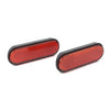 Victory Judge Hammer-S Hard-Ball 2 x Red Front Fork Leg Reflector Covers