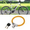 Bike - Orange Portable 42cm Anti-Theft Bicycle Lock Mini Ring