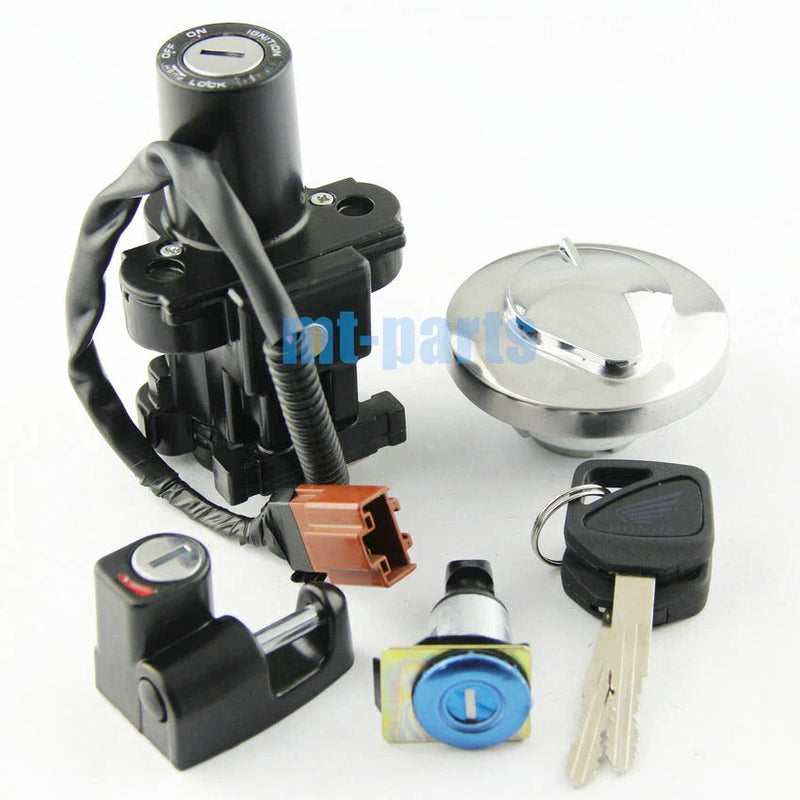 Honda CB400SS Ignition Key Switch & Fuel Tank Cap Lock Set (2004-2007)