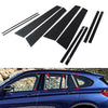 BMW X1 10 Pcs Black Car Door Window Pillar Post Covers (2016-2021)