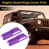 Jeep Wrangler JL JLU (2018-2023) - Purple Engine Hood Hinge Cover
