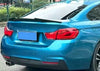 BMW 4 Series F36 Gran Coupe Glossy Black Rear M4 Style Spoiler (2013-2019)