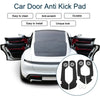 Toyota Crown (2015) - Black Car Door Anti Kick Pad Sticker Protector