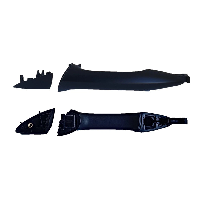 Hyundai i30 GD Set of 2 Rear Left + Right Door Handle Black (2012–2017)