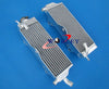 Honda CR500 CR500R Aluminum Radiator & Blue Hose (1989)