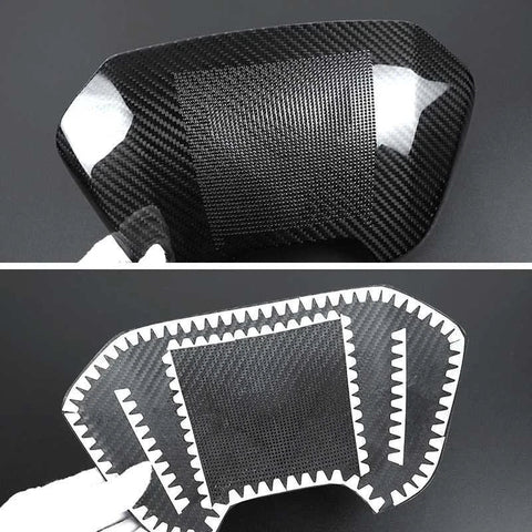 Corvette C8 2020-2023 Dry Carbon Fiber Rear Speaker Panel Cover Trim