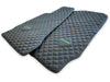 Aston Martin DB9 Black Carpets Leather Floor Mats (2004-2016)