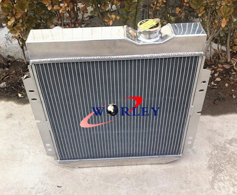Ford Mustang, 1964-1965 Mercury Comet 3 Row Aluminum Radiator + Fan (1965-1966)