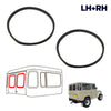 Rubber Weatherstrip Rear Window Glass Seal Fits 1972-84 Toyota Land Cruiser FJ40