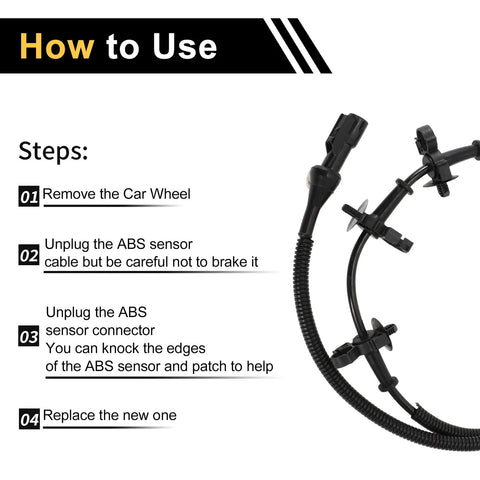 Ford Ranger (2000-2009) 1 x Sensor ABS Wheel Speed Sensor