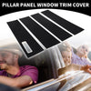 Ford F-150 (2015-2021) Black 4 x Car Pillar Window Trim Covers