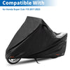 Honda Super Cub 110 Motorcycle Cover 210D-PU Black (2017–2023)