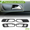 Honda Accord (2023-2025) 4 x ABS Interior Door Handle Bowl Cover Trim