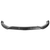 Benz W205 Sport Matte Black Front Bumper Lip Cover Trim (2015-2018)