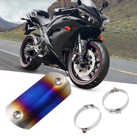 Universal Motorcycle Set 5.63'' Exhaust Muffler Pipe Protector