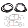 Mitsubishi Mirage Lancer Colt 4DR 1991-1995 Rear Door Weatherstrip x2