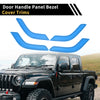 Jeep Wrangler Front Rear Door Handle Bezel Cover Trims (2007-2018)