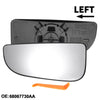 Dodge Left Driver Side Mirror Glass - Non-Heated Tow Mirror Replacement