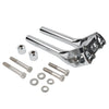 Harley 10" Chrome Tall Handlebar Risers Pullback 1.5"