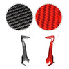 Subaru BRZ 86 Scion FR-S Red Carbon Fiber Inner Door Handle Trim (12-19)