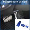 Dodge RAM 1500 (2010-2018) Blue 1 x Automatic Foot Pedal Covers