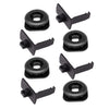 Honda Acura 4 x Car Mount Floor Mats & Anti-Slip Mounting Clips