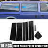 Dodge Grand Caravan 10 x Door Cover Panel Pillar Stickers (2011-2020)