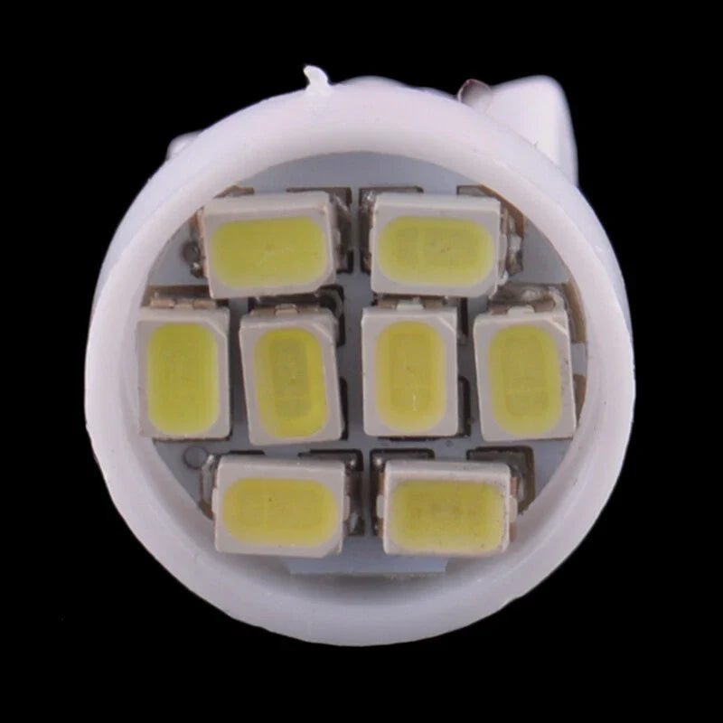 Car Instrument Cluster Dash Lights 40Pc T5 T10 White LED Bulbs