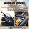 Motorcycle Windshield Screws Bolts Nut / 20pcs M6 6mm / Convex Black Rubber