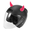 2 x Bull Horn Style Roof Top Stickers Anti Collision Suction Cup Universal