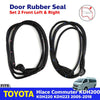 Door Rubber Seal Front LH+RH Fits Toyota Hiace Commuter KDH22 KDH200 2005-18 D05