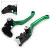 Suzuki DRZ400S / SM / E CNC Green Pivot Clutch Brake Levers (2000-2022)
