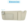 Toyota Venza Beige Front Left Side Sun Visor (2009-2016)