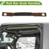 Jeep Wrangler (2018-2027) Black Brown Roll Bar Grab Handles